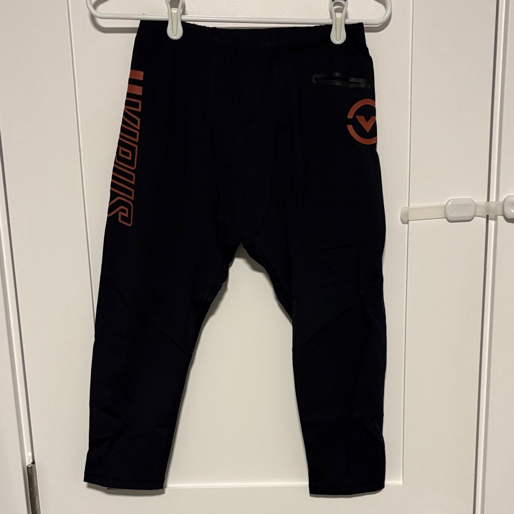Virus Black Men's Compression Leggings